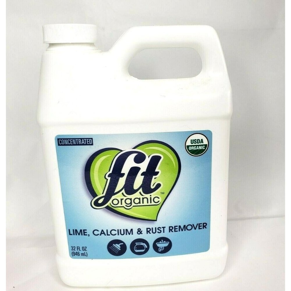 Fit Organic 32-Ounce Lime Calcium Rust Remover - Natural Formula, No Dyes